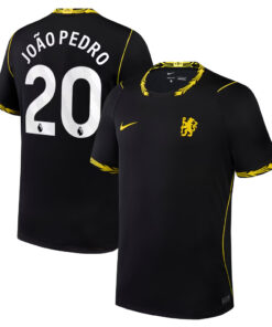 João Pedro Chelsea 2026-2027 Away Stadium Black Soccer Jersey for Soccer Fans