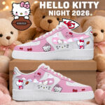 Kansas City Chiefs x Hello Kitty Night 2026 Pink Shoes Sneakers for Football Fans