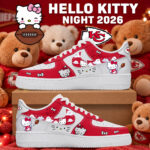Kansas City Chiefs x Hello Kitty Night 2026 Red Shoes Sneakers for Football Fans