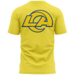 Los Angeles Rams x Beavis and Butt-Head Gold Graphic Shirt for Football and Cartoon Fans