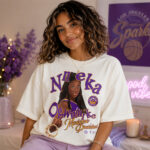 Los Angeles Sparks Nneka Ogwumike Madame President Graphic Shirt for Basketball Fans