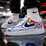 Max Verstappen Dutch GP 2026 Delft Blue Helmet Graphic Shoes Sneakers for Formula 1 Fans