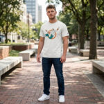 Miami Dolphins x King Triton 2026 Graphic Shirt for Football Fans