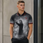 Michael Myers Horror Golf Polo Shirt for Horror Fans