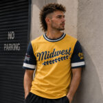 Milwaukee Brewers 2026 Midwest Little League Classic Graphic Shirt for Baseball Fans