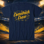 Milwaukee Brewers Baseball Comeback Crew Graphic Shirt for Baseball Fans