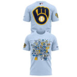 Milwaukee Brewers x Emily Balsley 7th Inning Stretch 2026 Artist Series Graphic Shirt for Baseball Fans