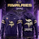 Minnesota Vikings Rivalry 2026 Purple Graphic Hoodie for Football Fans