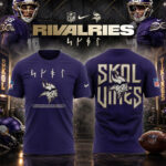 Minnesota Vikings Skol Vikes Rivalries 2026 Purple Graphic Shirt for Football Fans