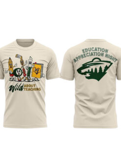 Minnesota Wild x Education Appreciation Night 2026 Graphic Shirt for Hockey Fans