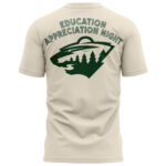 Minnesota Wild x Education Appreciation Night 2026 Graphic Shirt for Hockey Fans