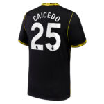 Moisés Caicedo Chelsea 2026-2027 Away Stadium Black Soccer Jersey for Soccer Fans