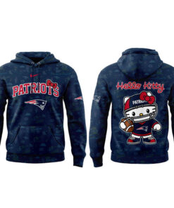 New England Patriots x Hello Kitty Night 2026 Graphic Hoodie for Football and Hello Kitty Fans