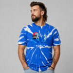 New York Mets Home Celebration Blue Tie-Dye Graphic Shirt for Baseball Fans
