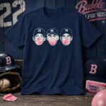New York Yankees Ben Rice Spencer Jones & George Lombard Jr Bronx Bubbles Graphic Shirt for Baseball Fans