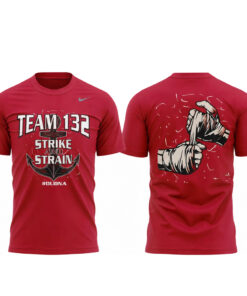 Oklahoma Sooners Team 132 Strike and Strain 2026 Graphic Shirt for College Football Fans