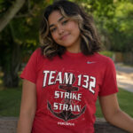 Oklahoma Sooners Team 132 Strike and Strain 2026 Graphic Shirt for College Football Fans