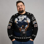Philadelphia 76ers LeBron James 2026 Ugly Christmas Sweater For Basketball Fans