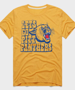 Pittsburgh Panthers Football Let's Go Pitt Panthers Graphic Shirt for College Football Fans