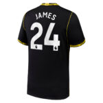 Reece James Chelsea 2026-2027 Away Stadium Black Soccer Jersey for Soccer Fans