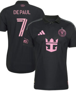 Rodrigo De Paul Inter Miami CF 2026 Black Soccer Jersey for Soccer Fans