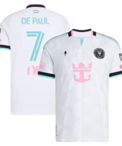 Rodrigo De Paul Inter Miami CF 2026 White Soccer Jersey for Soccer Fans