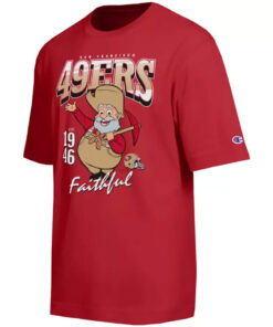 San Francisco 49ers x Stinky Pete Faithful 2026 Graphic Shirt for Football and Toy Story Fans