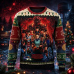 Stranger Things 5 The Last Fights All Characters Ugly Christmas Sweater 2026 for Stranger Things Fans