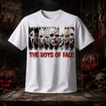 The Boys Of Fall Horror Movie Characters Graphic Shirt for Horror Fans