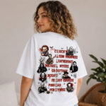 The Boys Of Fall Horror Movie Characters Graphic Shirt for Horror Fans