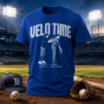 Toronto Blue Jays Louis Varland Velo Time Graphic Shirt for Baseball Fans