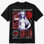Toronto Raptors x WWE Chelsea Green Queen of the North Graphic Shirt for Wrestling and Basketball Fans
