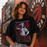 Toronto Raptors x WWE Chelsea Green Queen of the North Graphic Shirt for Wrestling and Basketball Fans