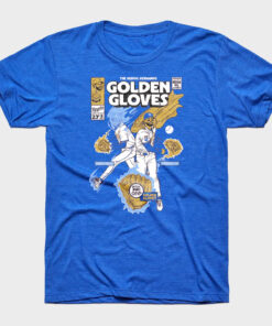 Unisex 2026 Golden Gloves Royal-Tees Graphic Shirt for Baseball Fans
