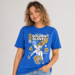 Unisex 2026 Golden Gloves Royal-Tees Graphic Shirt for Baseball Fans
