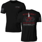 Unisex 9-11 25th Anniversary Memorial Graphic Shirt for Patriotic Americans