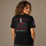 Unisex 9-11 25th Anniversary Memorial Graphic Shirt for Patriotic Americans