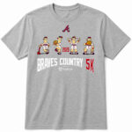 Unisex Atlanta Braves Country 5K 2026 Graphic Shirt for Baseball Fans