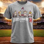 Unisex Atlanta Braves Country 5K 2026 Graphic Shirt for Baseball Fans