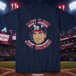 Unisex Atlanta Braves Matt Olson Home Run Face Graphic Shirt for Baseball Fans
