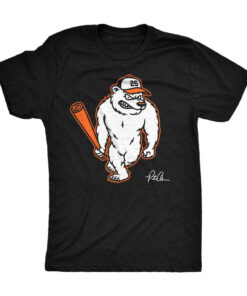 Unisex Baltimore Orioles Polar Bear Pete Graphic Shirt for Baseball Fans