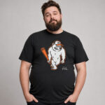 Unisex Baltimore Orioles Polar Bear Pete Graphic Shirt for Baseball Fans