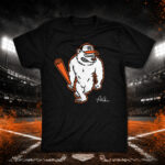 Unisex Baltimore Orioles Polar Bear Pete Graphic Shirt for Baseball Fans