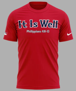 Unisex Boston Red Sox 2026 It Is Well Graphic Shirt for Baseball Fans