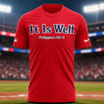 Unisex Boston Red Sox 2026 It Is Well Graphic Shirt for Baseball Fans