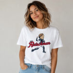 Unisex Boston Red Sox Adley Rutschman Boston Caricature Graphic Shirt for Baseball Fans