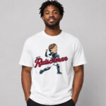 Unisex Boston Red Sox Adley Rutschman Boston Caricature Graphic Shirt for Baseball Fans