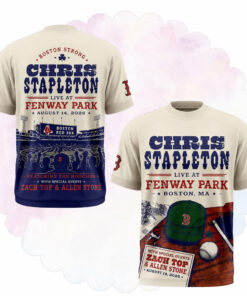 Unisex Boston Red Sox x Chris Stapleton 2026 Graphic Shirt for Baseball and Country Music Fans