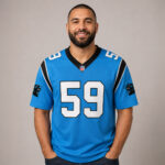 Unisex Carolina Panthers Luke Kuechly Number 59 Football Jersey for Football Fans