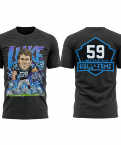 Unisex Carolina Panthers Luke Kuechly Number 59 Hall of Fame Class of 2026 Graphic Shirt for Football Fans